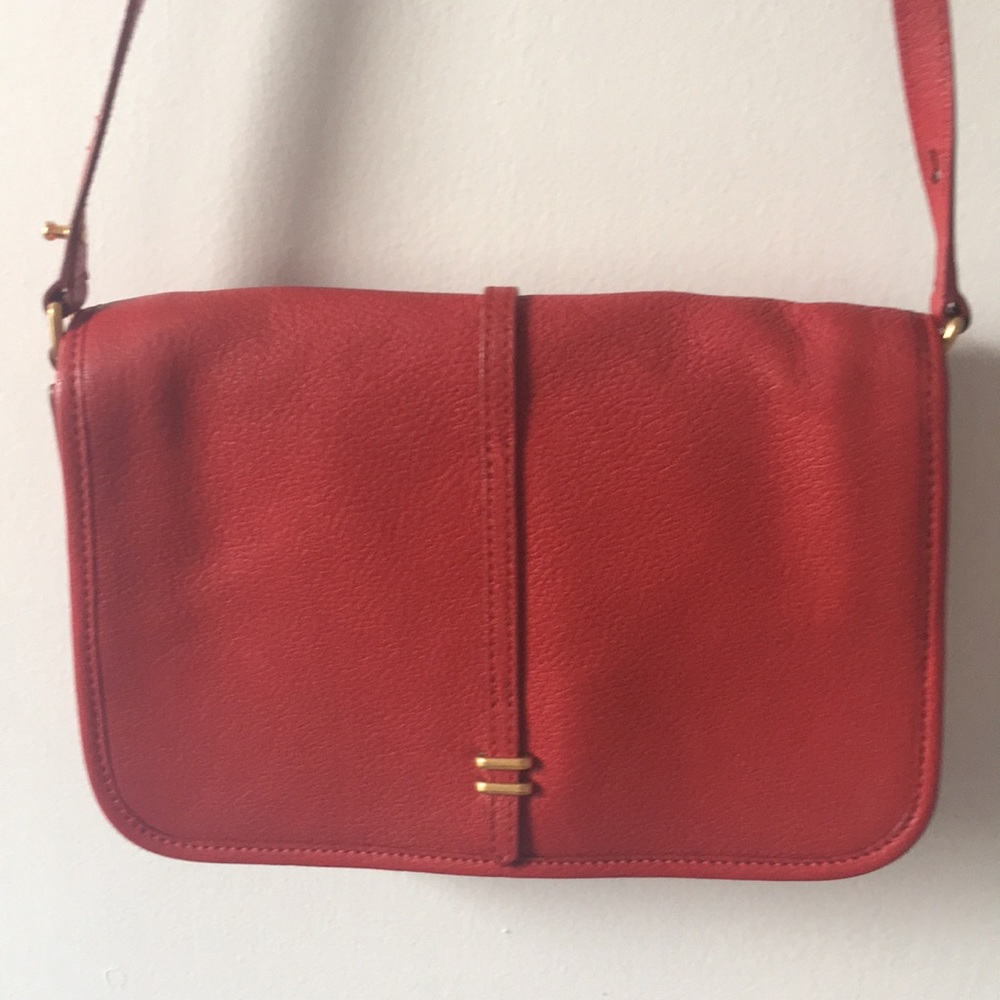 Marc by Marc Jacobs red leather shoulder bag